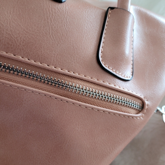 Fashion Blush Pink Crossbody/Backpack - Picture 5 of 12